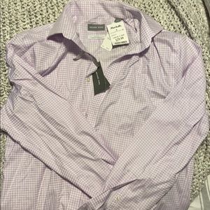 Men’s button-down MK lilac shirt